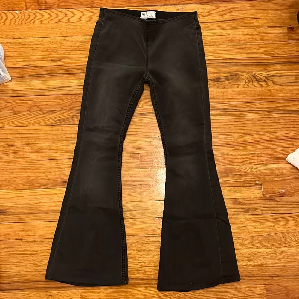 Free People Penny Pull on Flare Jeans
